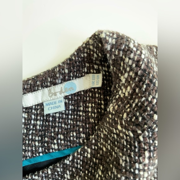 Boden Short Sleeve Tweed Dress Size US 6 R - Picture 5 of 7